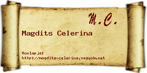 Magdits Celerina névjegykártya